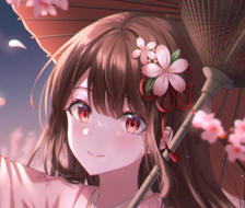 夜桜-女孩子原创