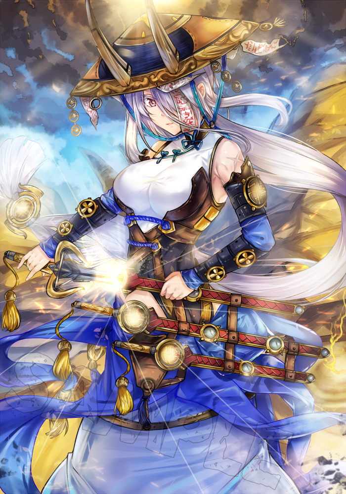妖眼相剑师插画图片壁纸