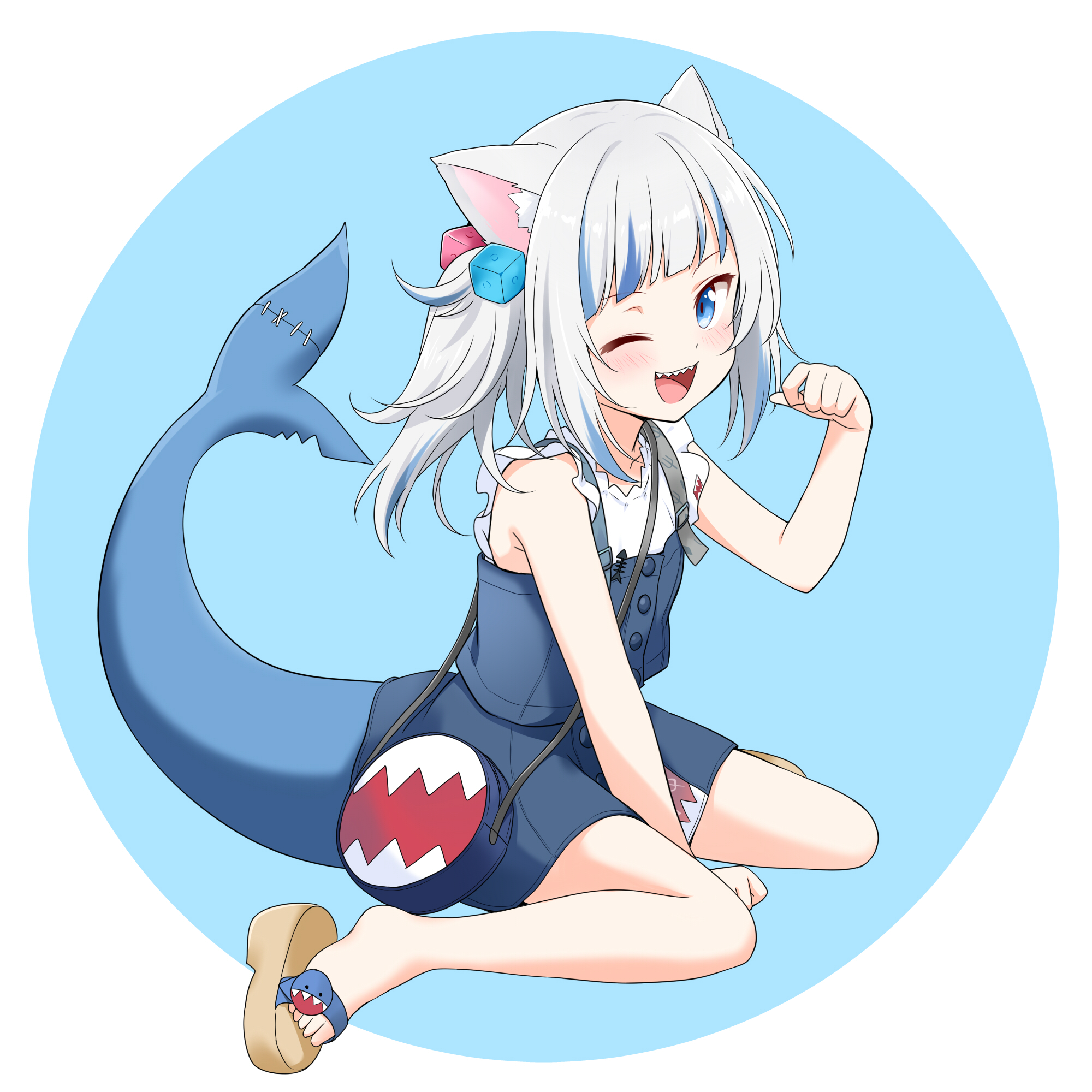 CatShark插画图片壁纸