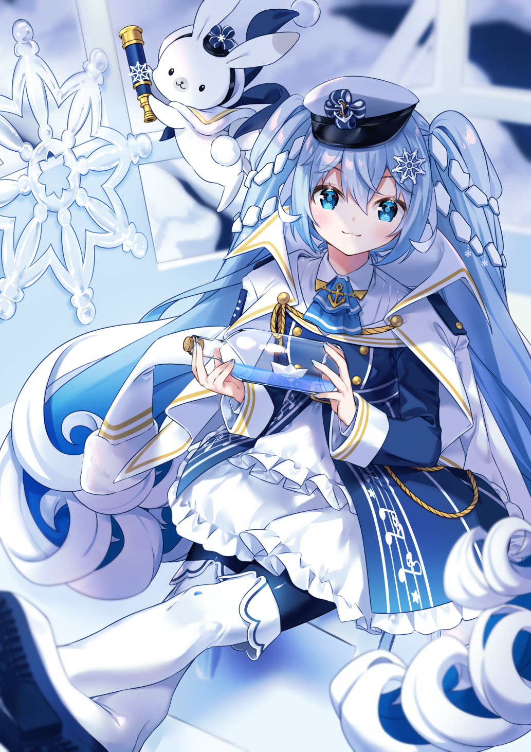 雪初音2022插画图片壁纸