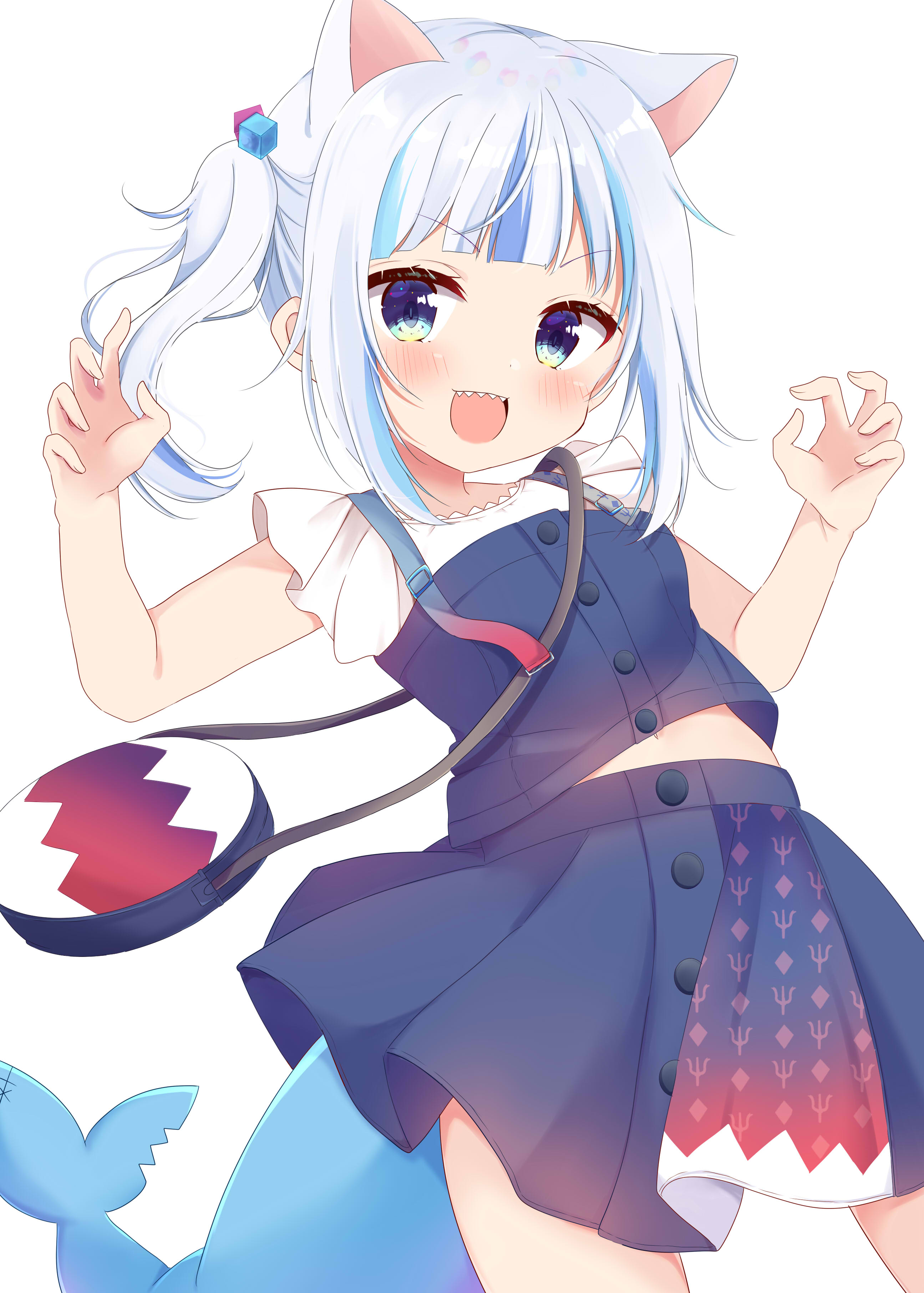 新衣服的小腿鲨鱼娘噶呜古拉