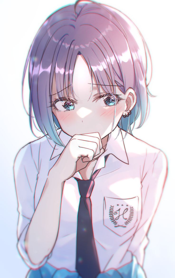 害羞透插画图片壁纸