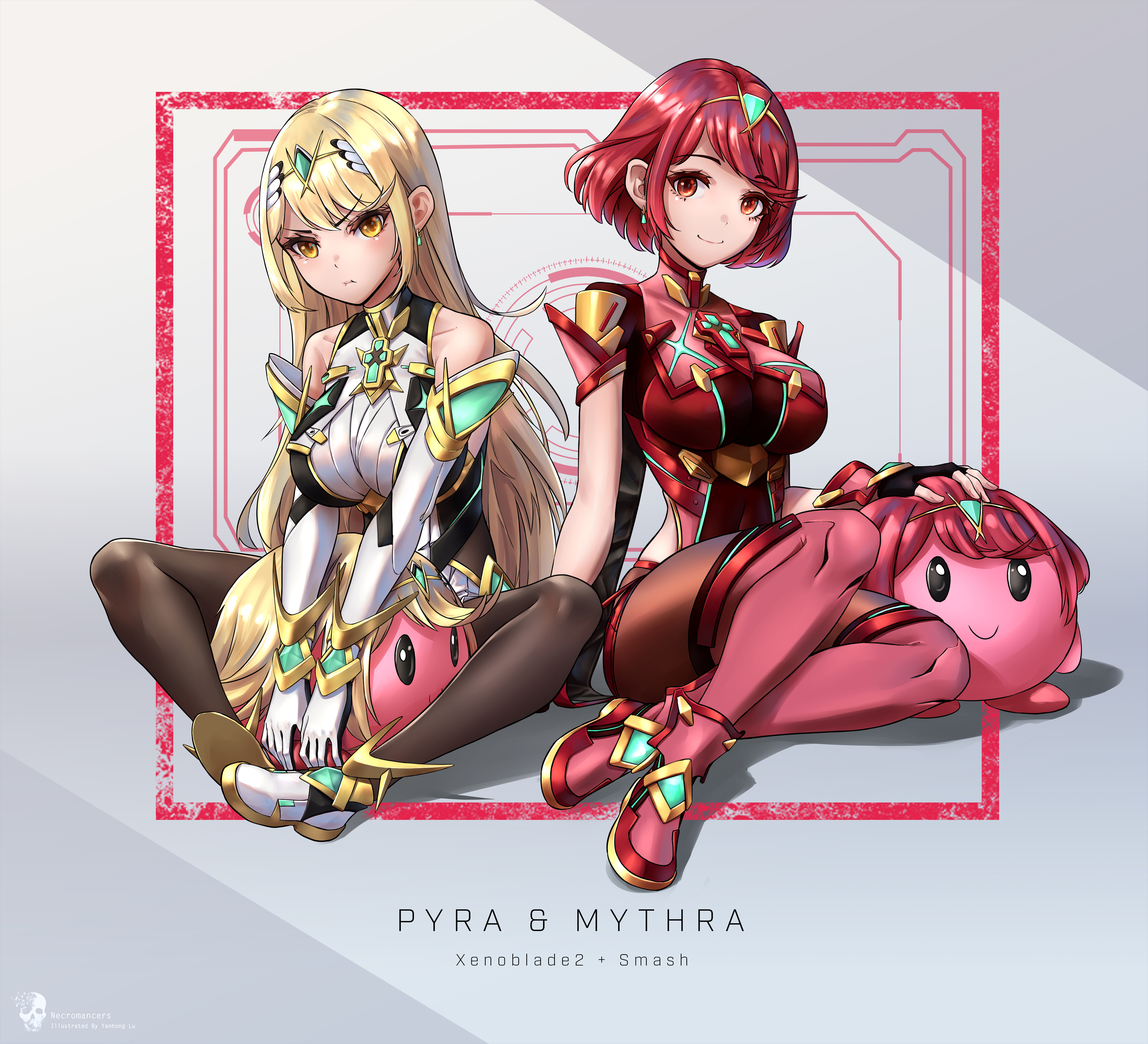 #217 Pyra & Mythra插画图片壁纸