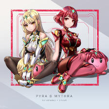 #217 Pyra & Mythra插画图片壁纸