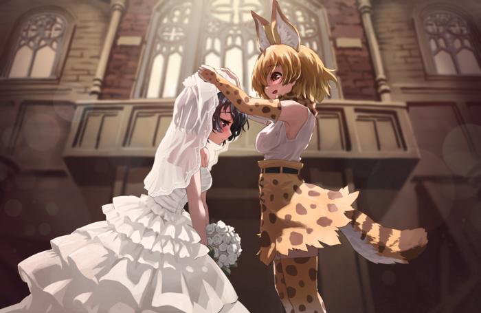 山猫和小太婆的婚礼（游戏）插画图片壁纸