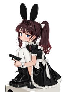 Bunny maid插画图片壁纸