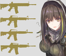 Which is M4A1?-胸部M4A1（少女前线）