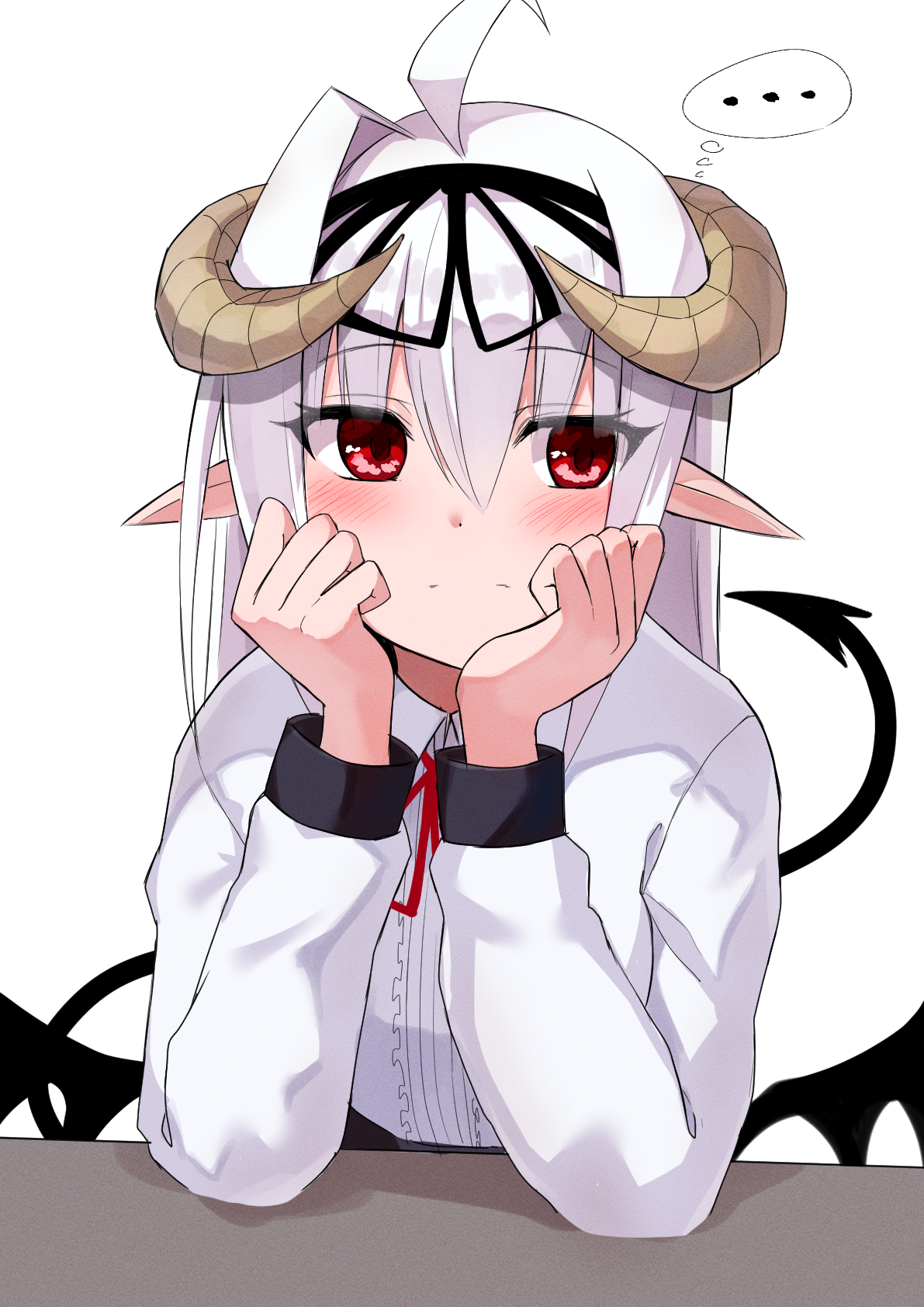 魔王偶尔会忧郁插画图片壁纸