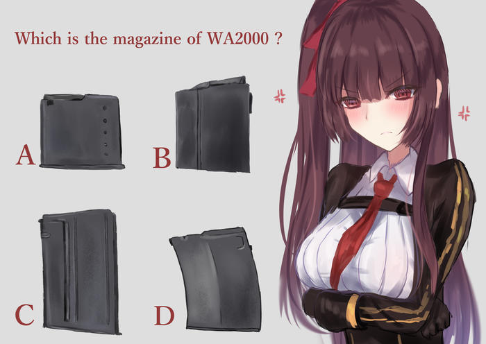 Which is the magazine of WA2000插画图片壁纸