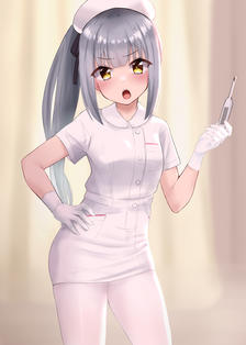 护士霞插画图片壁纸