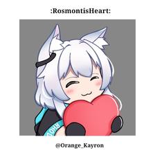 Rosmontis Heart插画图片壁纸