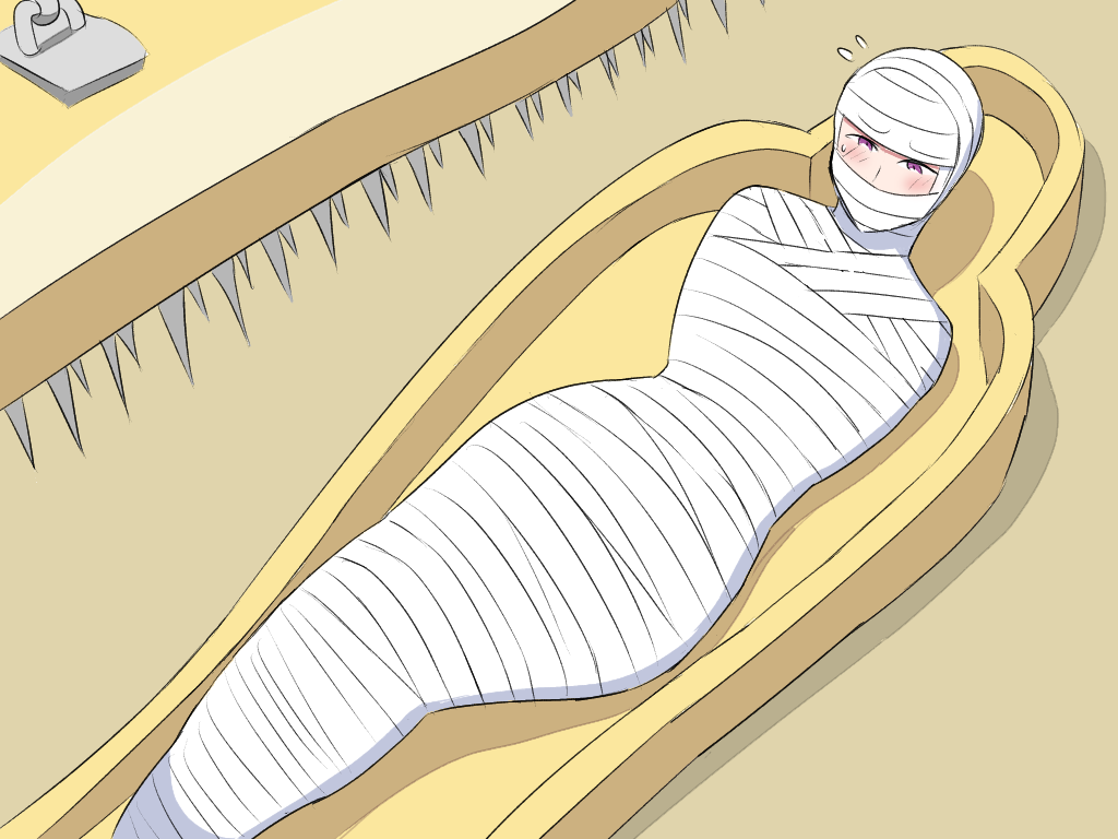 Instant death coffin.