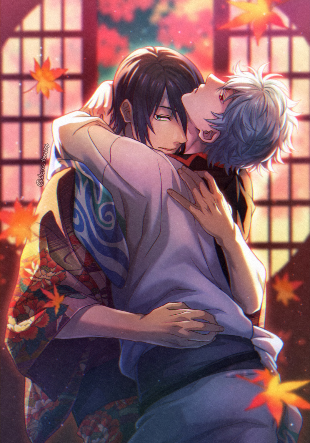 秋の銀鹿は笛に寄る