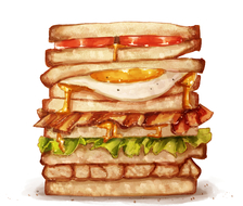 三明治-原创食物