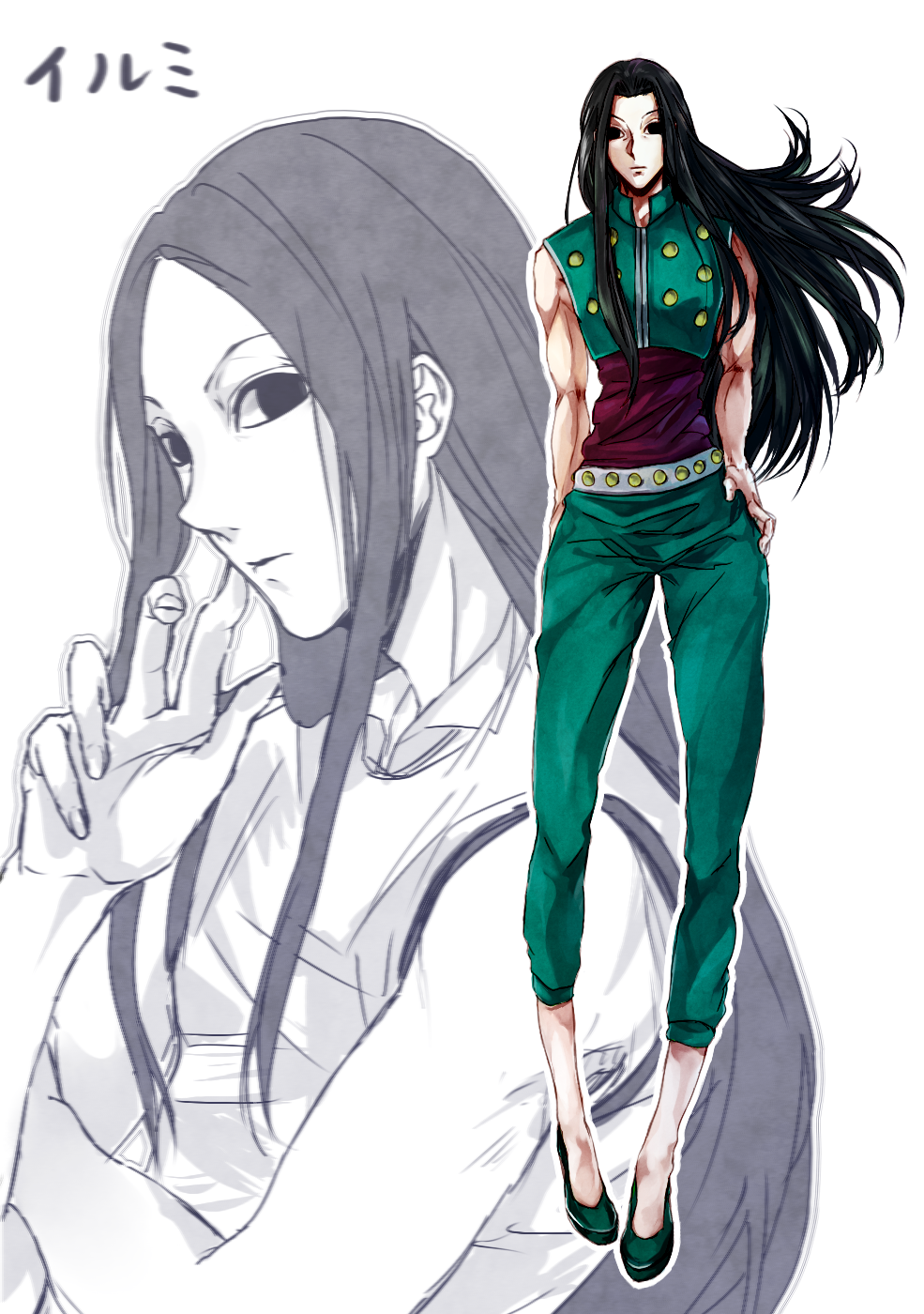 イルミ 落書き-魔装学园H×H全职猎人