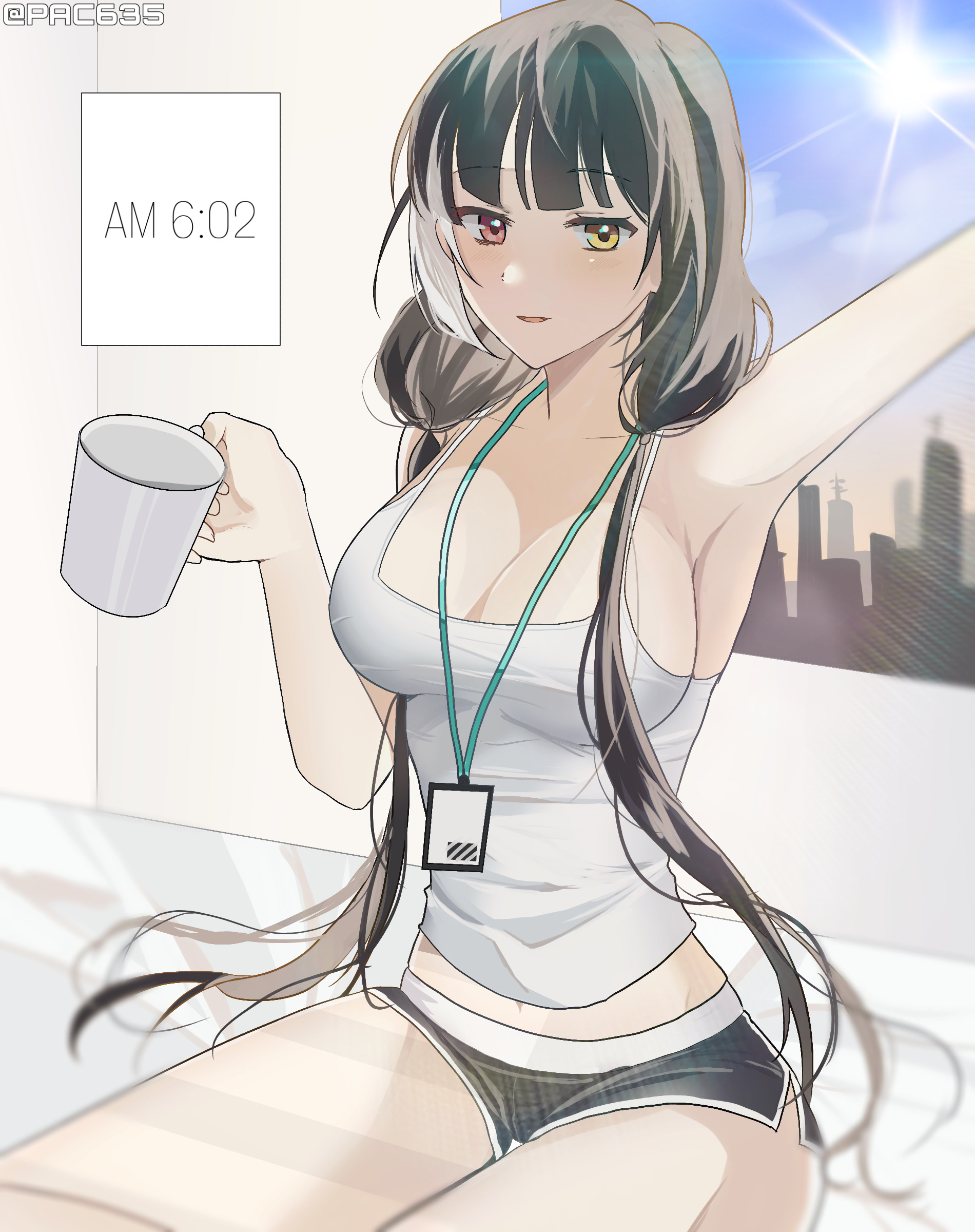 AM 6:02、朝、RO635插画图片壁纸