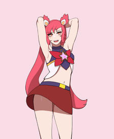 Star Guardian Jinx dance插画图片壁纸