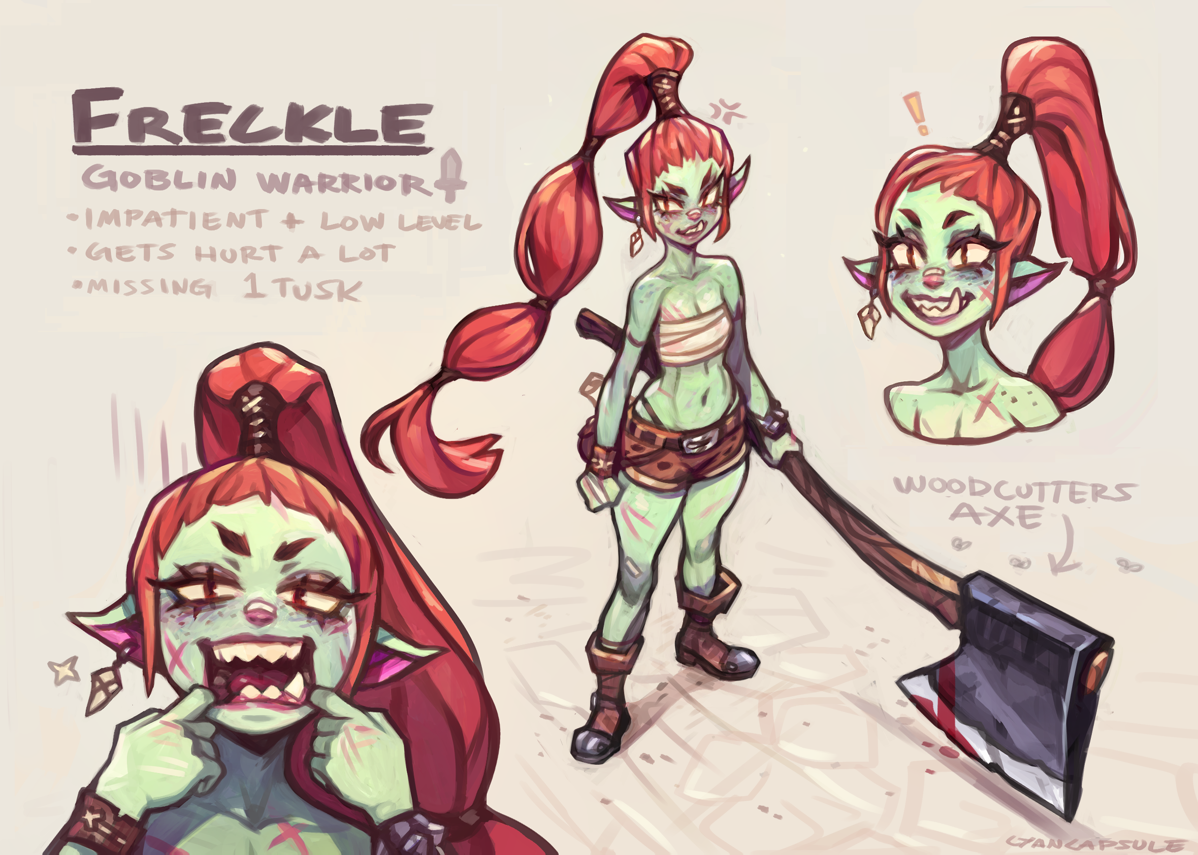 Goblin Warrior Freckle