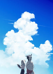 【马娘】夏天的云插画图片壁纸