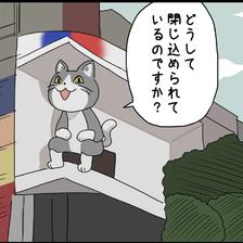 新宿的猫插画图片壁纸