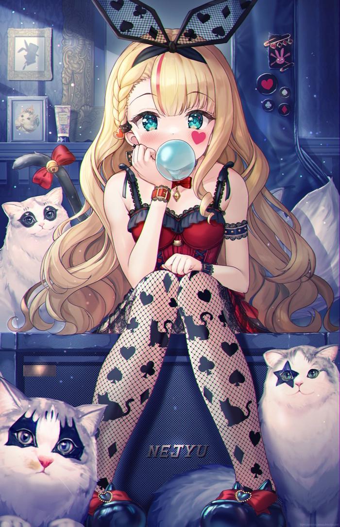 ALICE×NEJYU插画图片壁纸