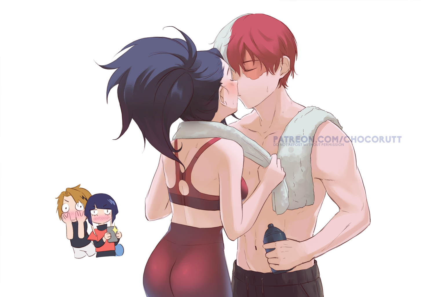 Gym kiss-BNHAbokunoheroacademia