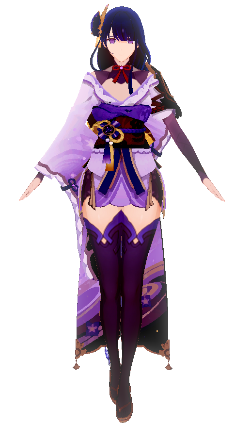 恋活 原神 雷电将军(card release)头像同人高清图