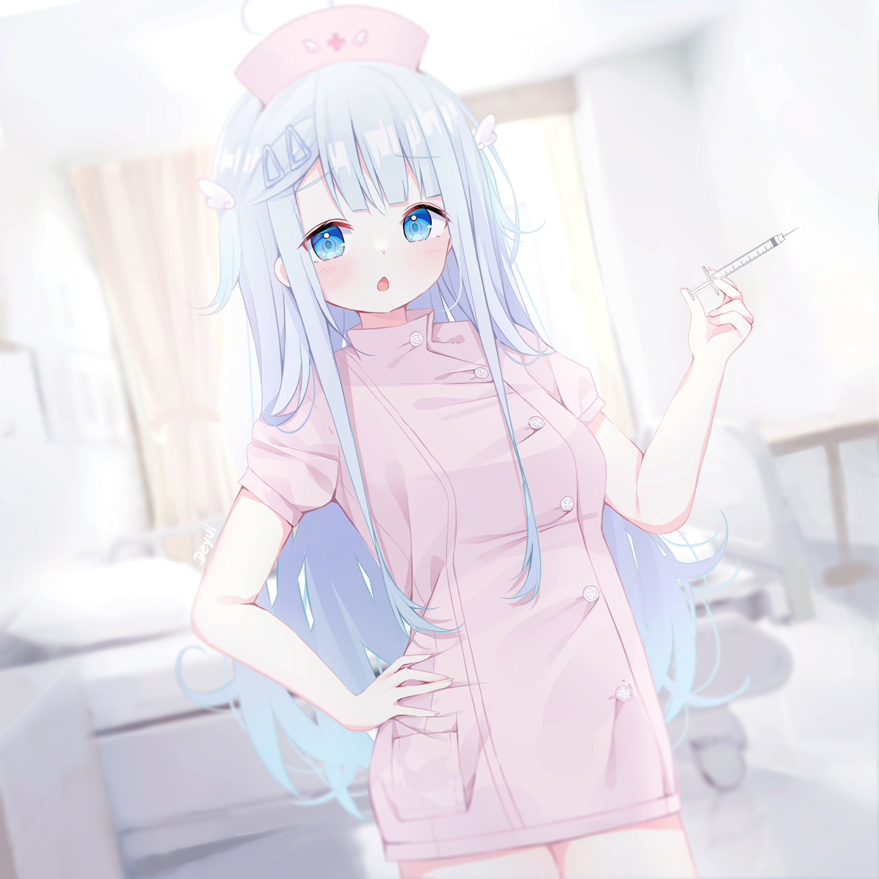 Nurse Uto插画图片壁纸