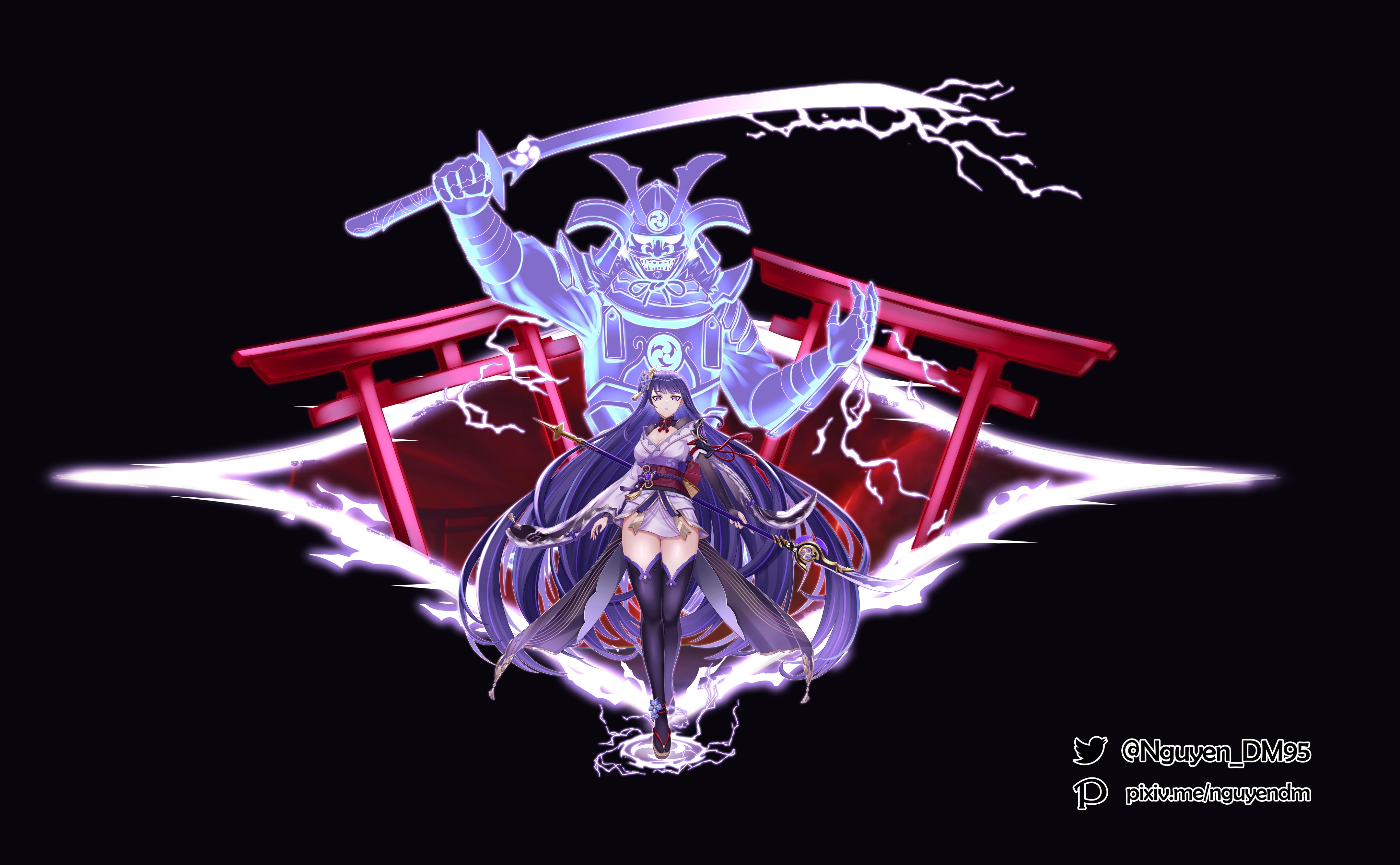 raiden descends-雷电将军原神巴尔-触站