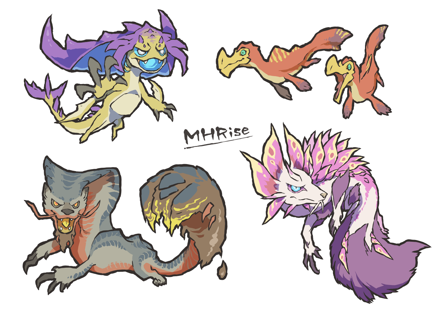 MHRiseまとめ③插画图片壁纸