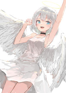 小天使插画图片壁纸