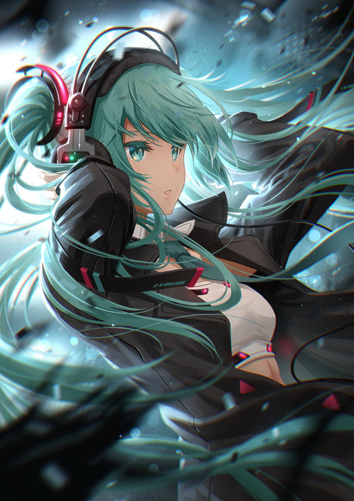 初音未来插画图片壁纸