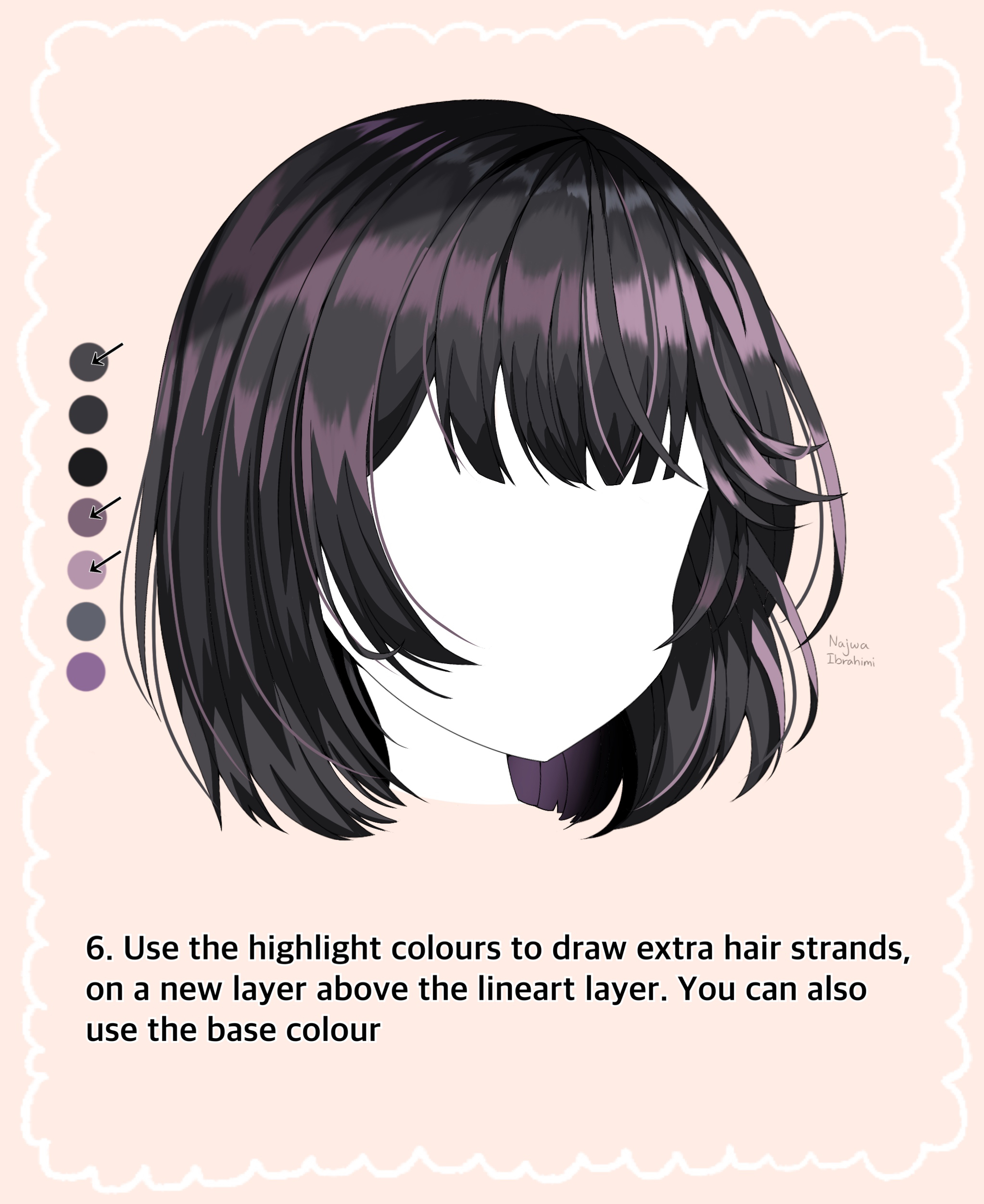 Black Anime Hair Tutorial