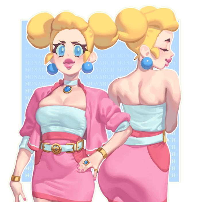 Princess Peach插画图片壁纸