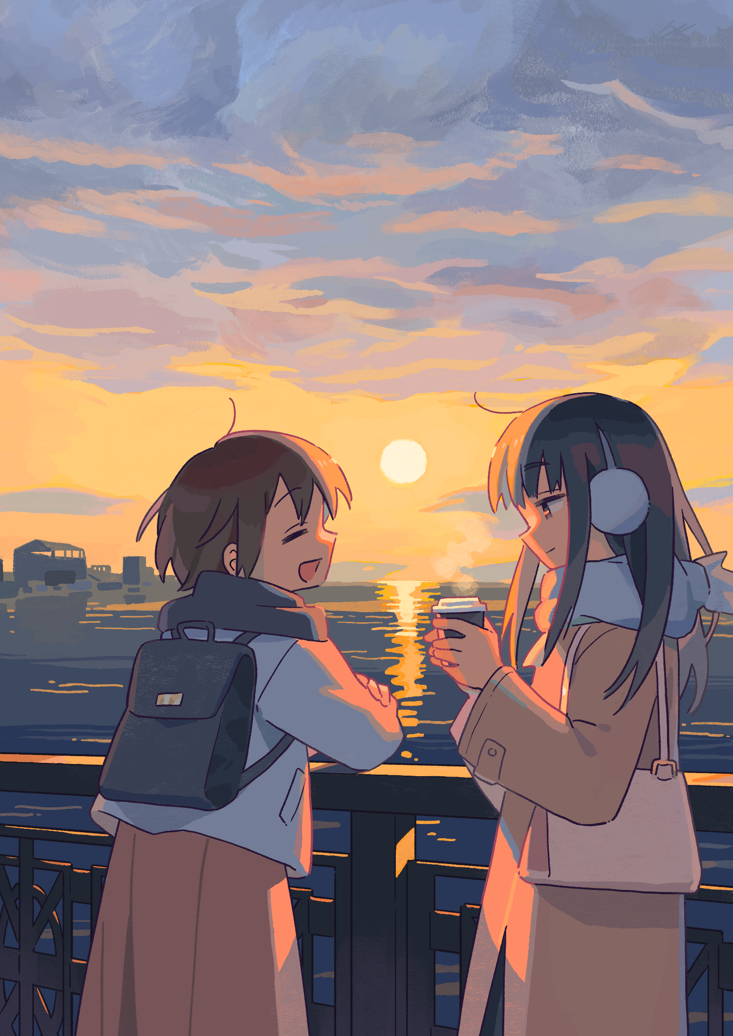“到了明天。”插画图片壁纸