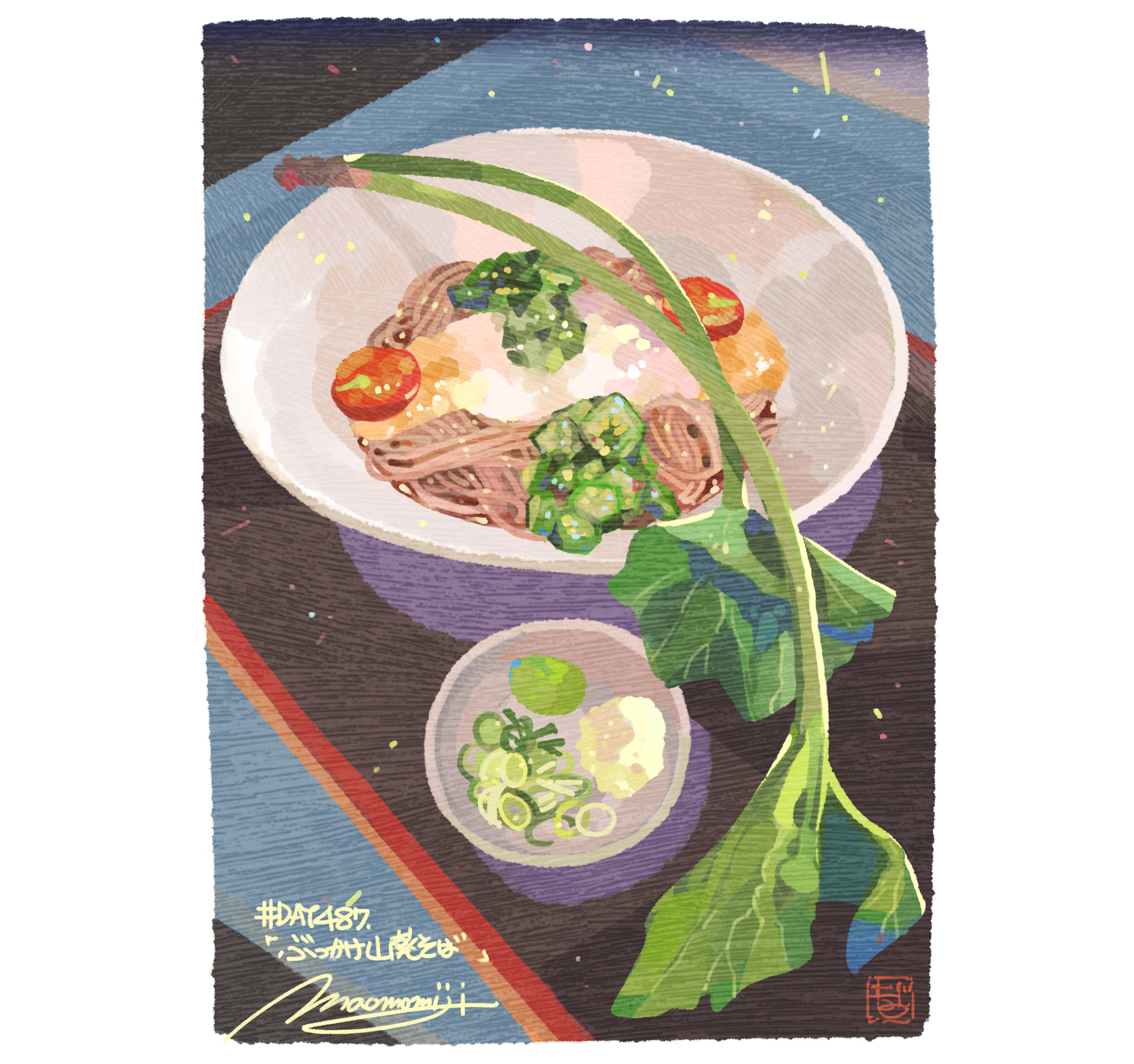 #喜欢日刊饭【480-489餐】总结插画图片壁纸