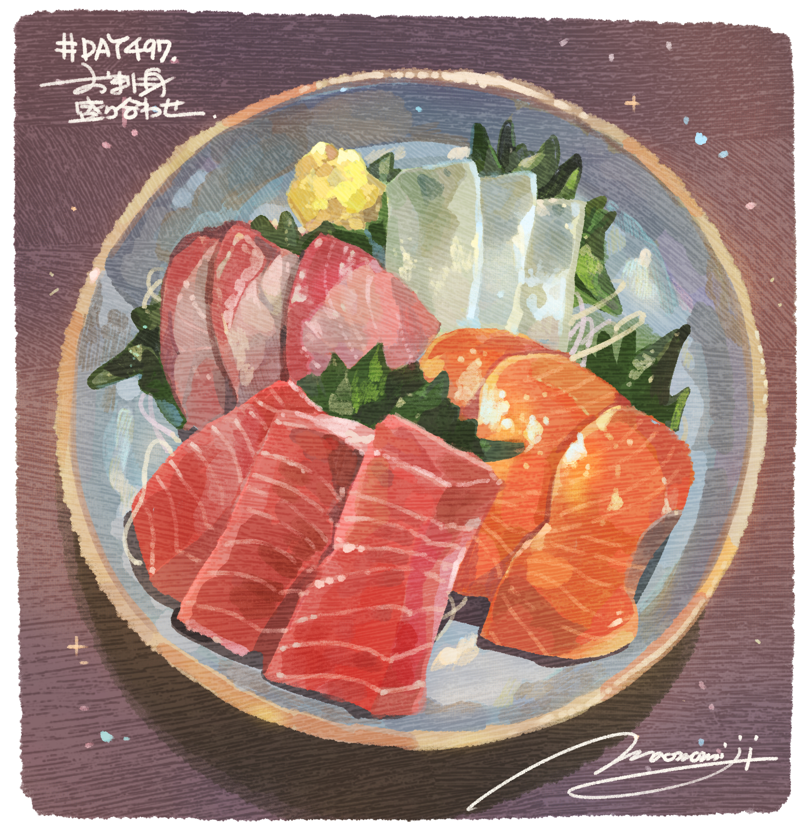 #喜欢日刊饭【490-499餐】总结插画图片壁纸