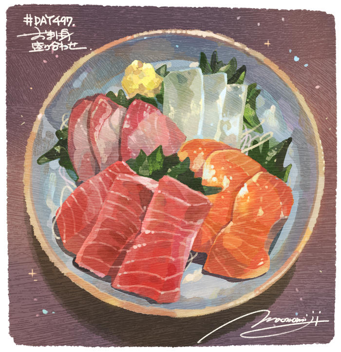 #喜欢日刊饭【490-499餐】总结插画图片壁纸