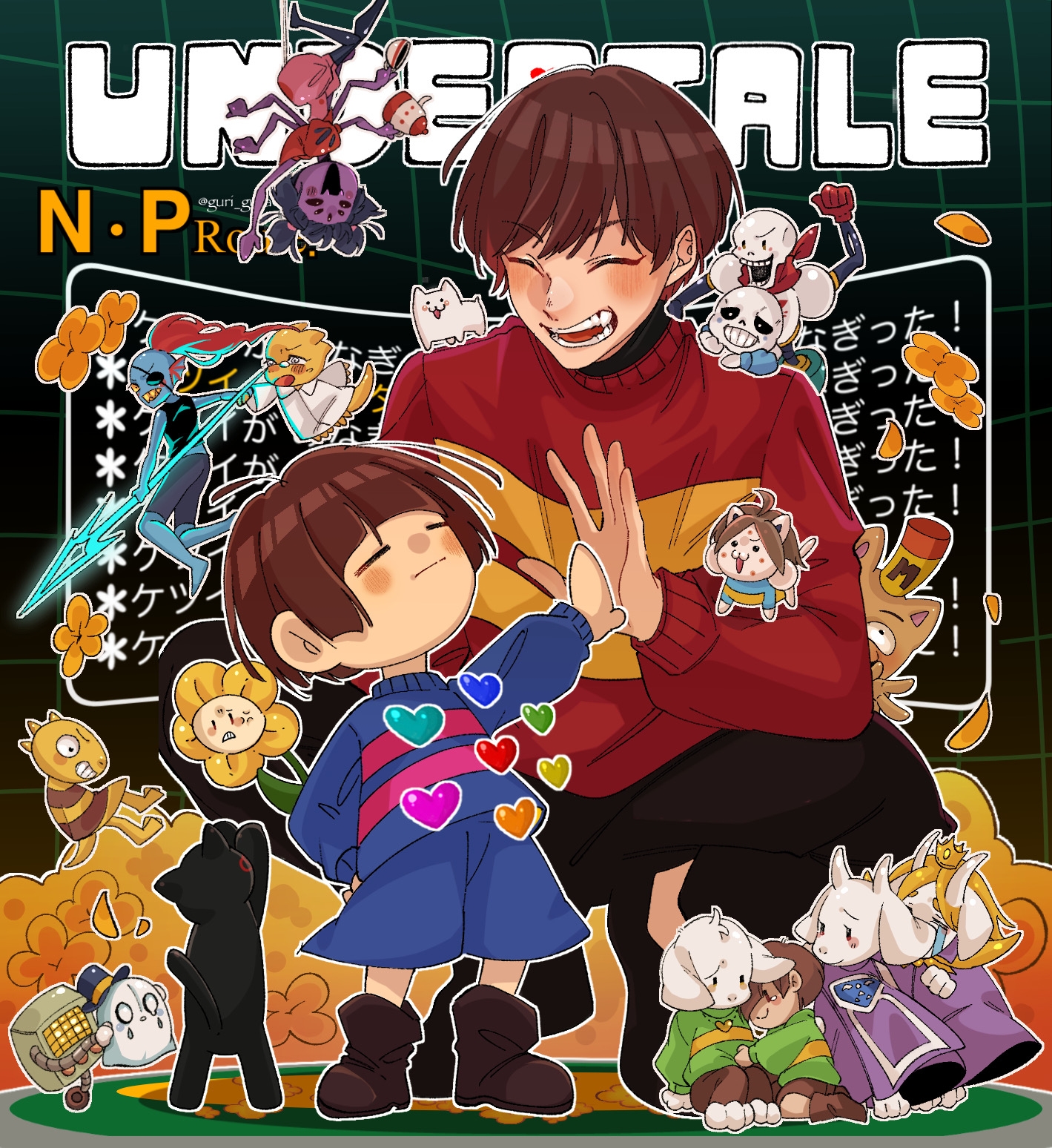 Undertale(N･P)插画图片壁纸