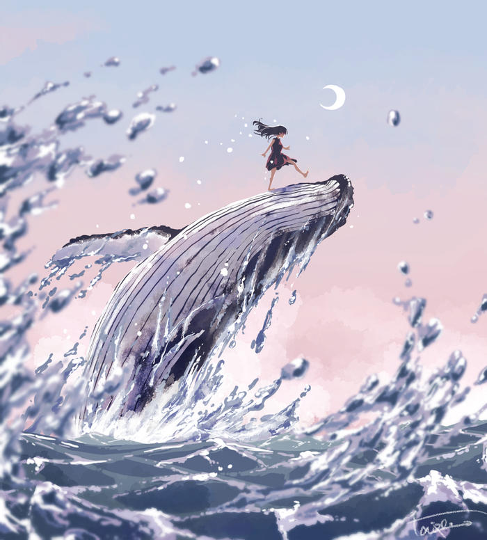 The Sea Fairy插画图片壁纸