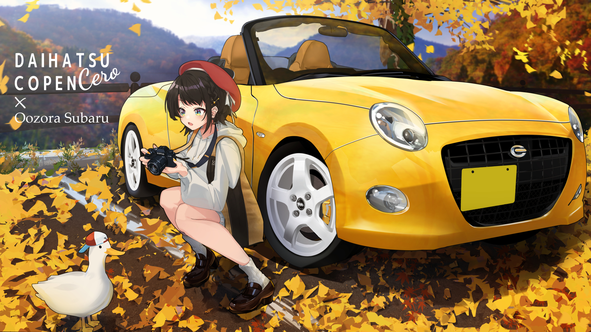 COPEN Cero × Oozora Subaru插画图片壁纸