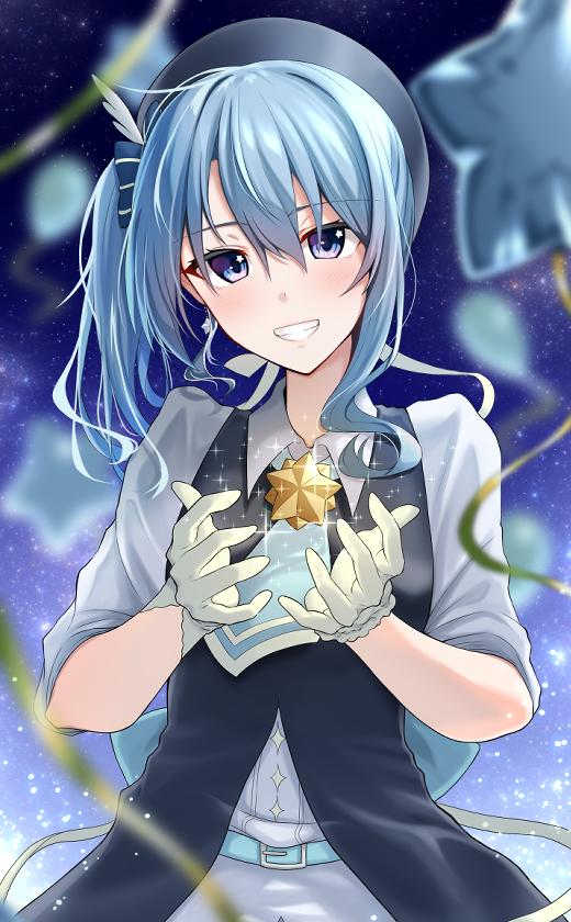 星街水星数码星插画图片壁纸