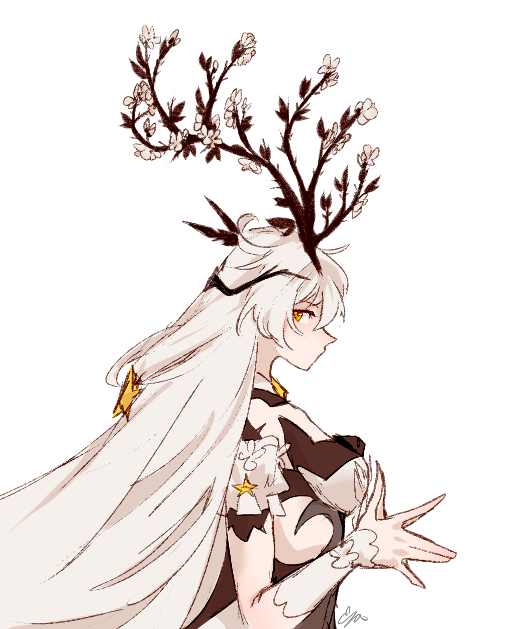 flowery antlers