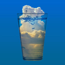 雲水 Cloud Water插画图片壁纸