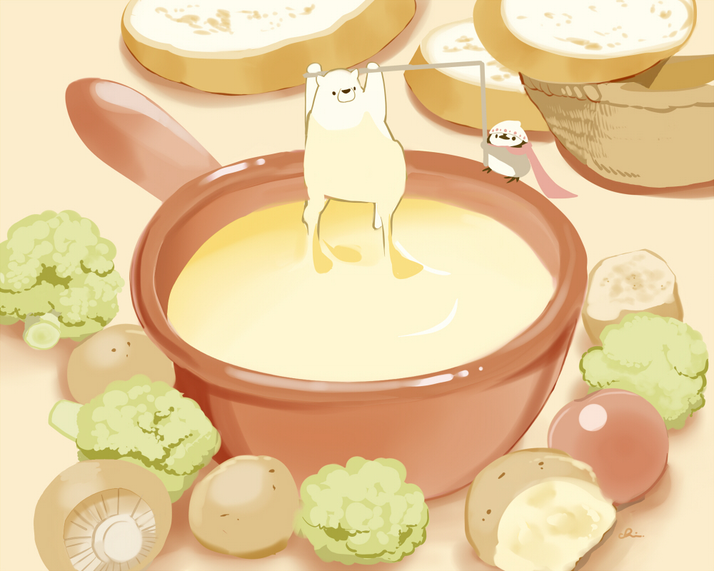 奶酪火锅-原创美味的食物
