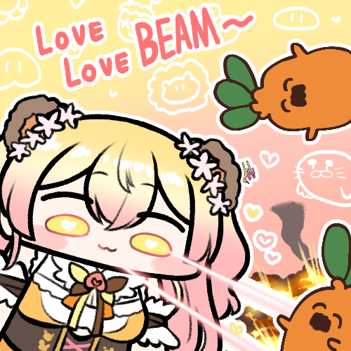 LOVE LOVE BEAM插画图片壁纸