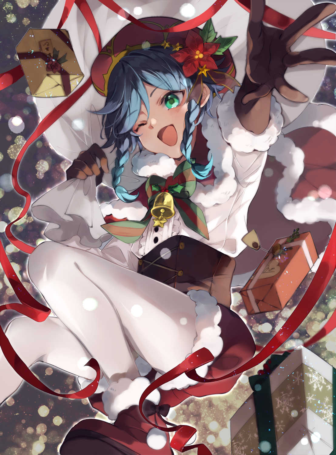 - 聖夜 -插画图片壁纸