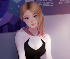 Gwen-蜘蛛网スパイダーマン