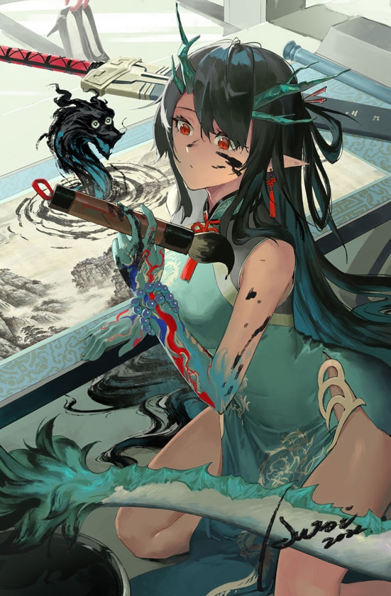画画的夕-夕明日方舟