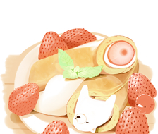 草莓面包蛋糕-原创いちごーとり